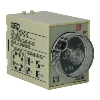 Реле времени 220V ST3PC-G (4-24h) Энергия - Электрика, НВА - Реле, автоматизация и управление - Реле времени - Магазин электрооборудования для дома ТурбоВольт