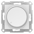 Светорегулятор (диммер) SE AtlasDesign поворотно-нажимной, 315Вт, белый, механизм - Электрика, НВА - Выключатели и розетки - Выключатели - Магазин электрооборудования для дома ТурбоВольт